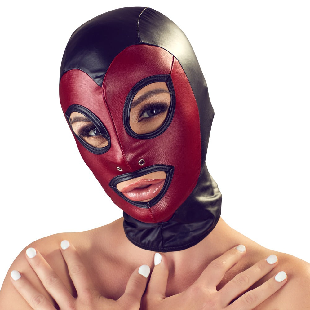 Bad Kitty - Head Mask Red/Black