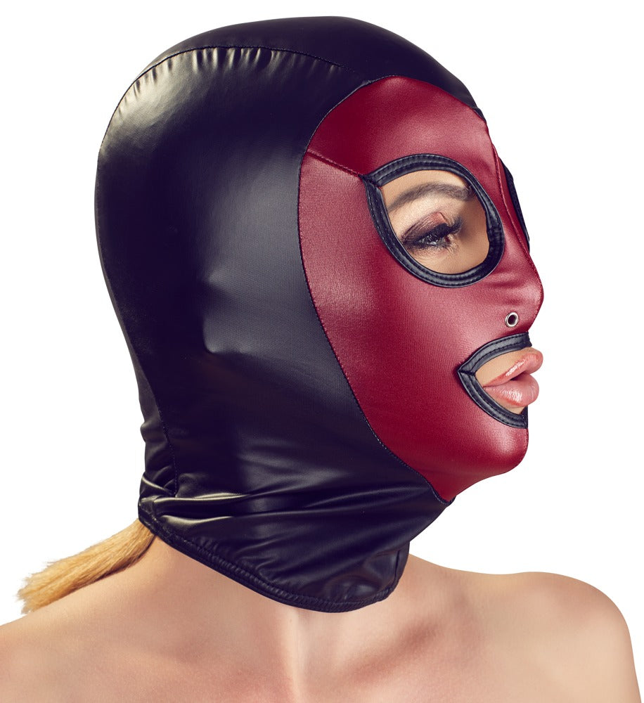 Bad Kitty - Head Mask Red/Black