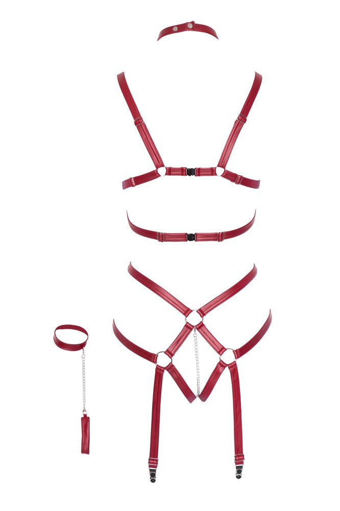 Bad Kitty - Red Body Harness