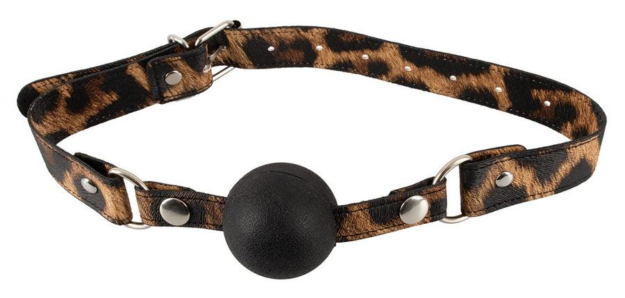 Excellent Power - Leopard Silicone Gag Ball