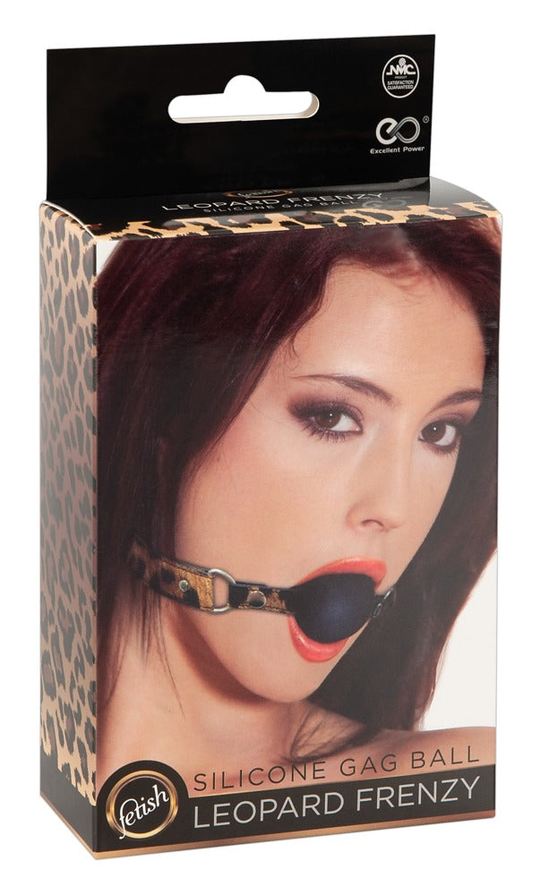 Excellent Power - Leopard Silicone Gag Ball