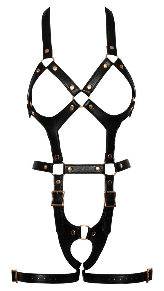 Bad Kitty - Harness with Rose-Gold Metal Details