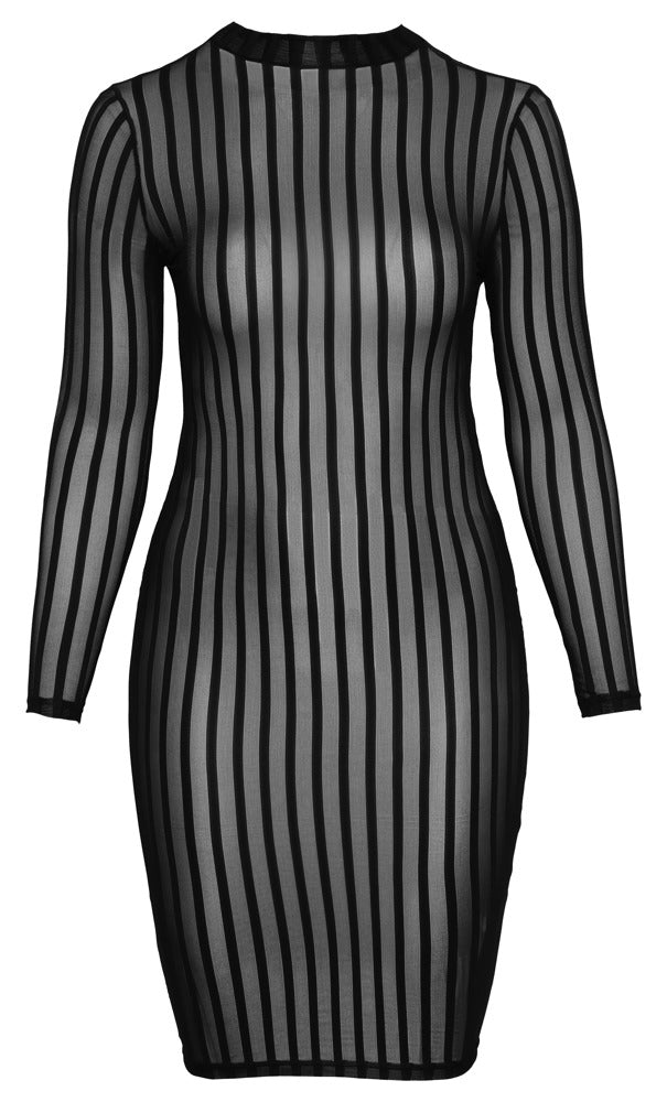 Noir Handmade - Midi Dress Made Of Elastic Tulle