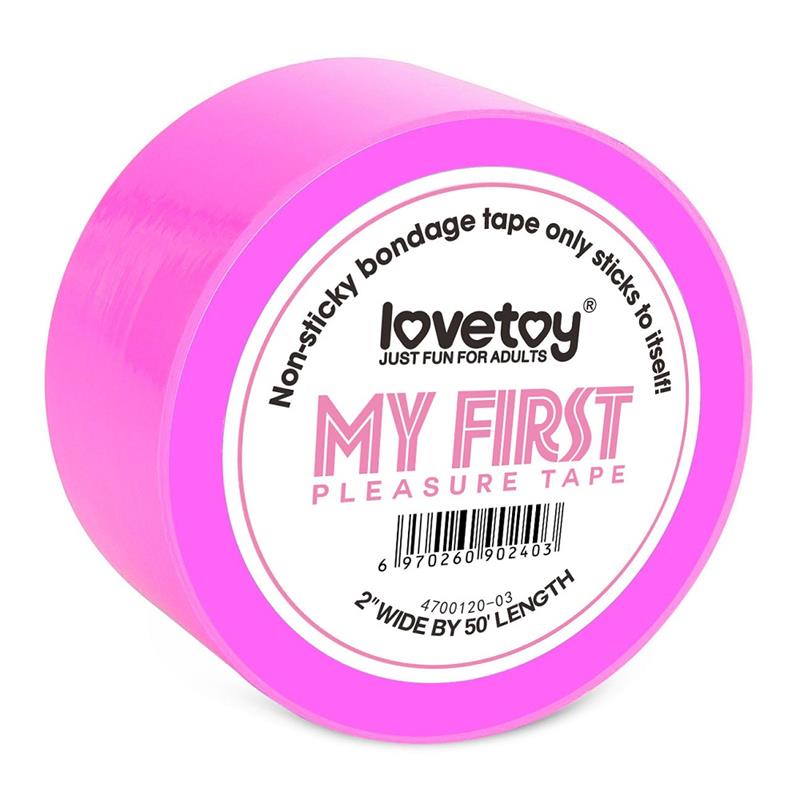 LoveToy Just Fun For Adult - Bondage Tape Non-Sticky Black / Grey / Pink / Fuchsia / Red