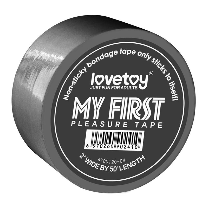 LoveToy Just Fun For Adult - Bondage Tape Non-Sticky Black / Grey / Pink / Fuchsia / Red