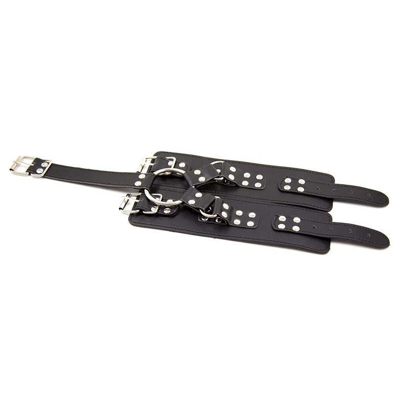 Fetish Addict - Collar with Restraints Adjustable Black