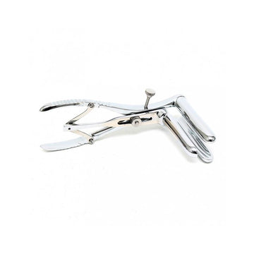 Rimba Bondage Play - Anal Speculum with 3 Spoons Chrome Silver