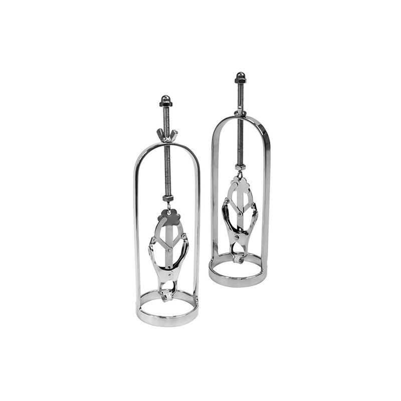 Rimba Bondage Play - Metal Nipple Clamps Stretchers 16cm