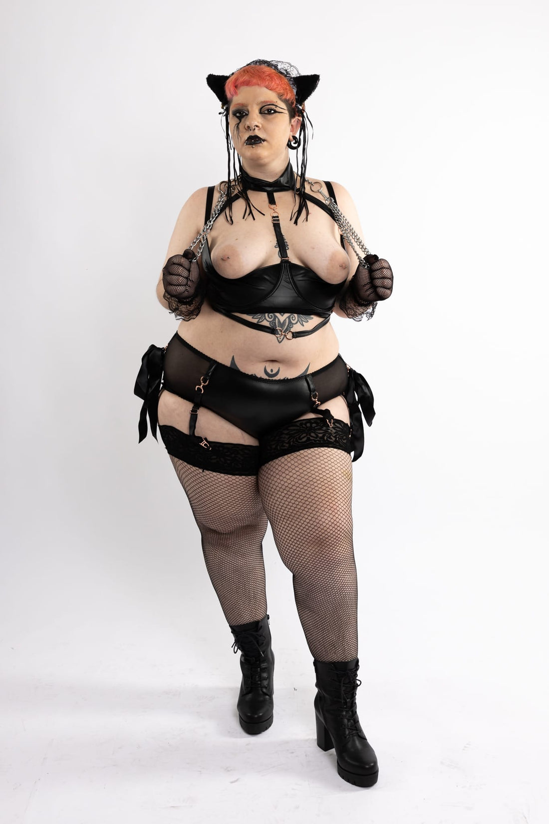 Cottelli Bondage - Shelf Bra Set