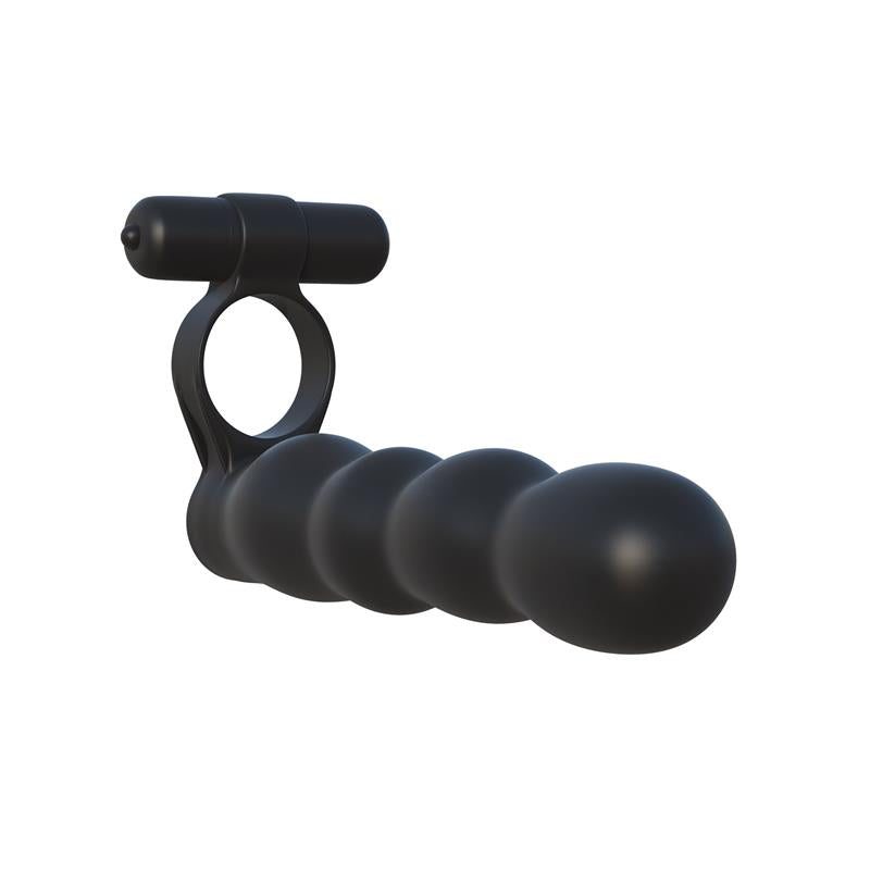 Fantasy C-Ringz - Posable Partner Penetrator Double Dildo - Black