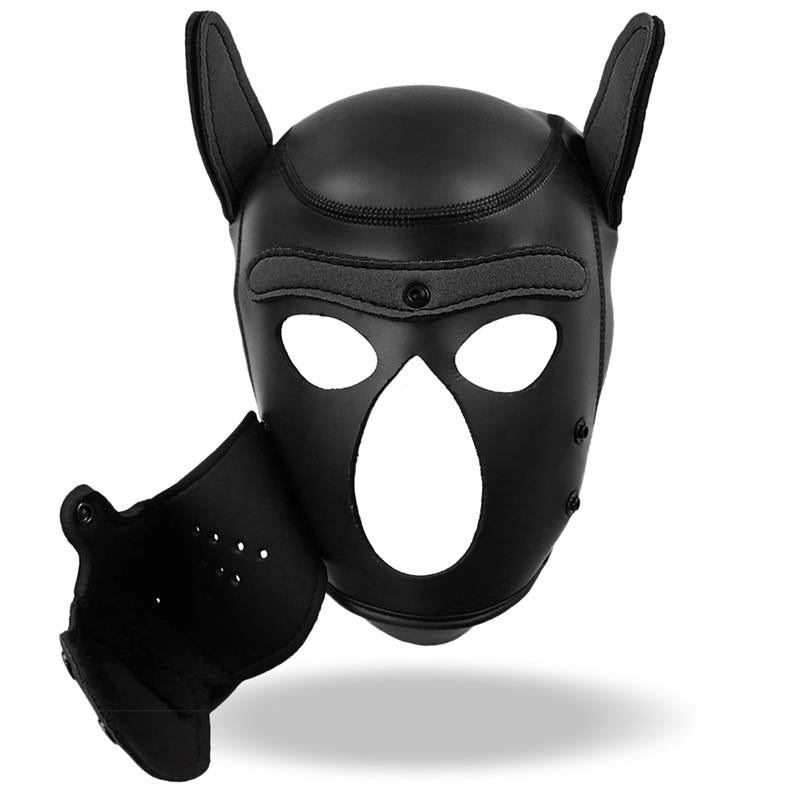 IntoYou BDSM Line - Mask Hound Dog Hood Black