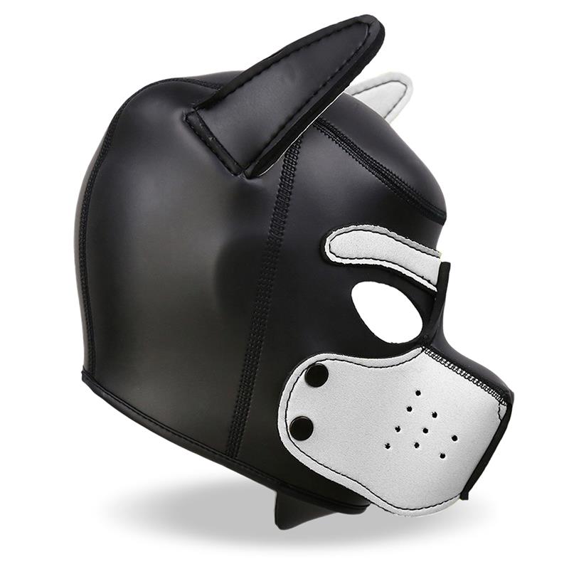 IntoYou BDSM Line - Mask Hound Dog Hood Black & White