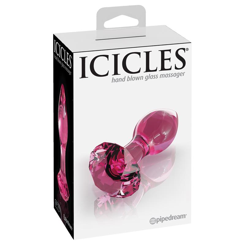 Icicles Hand Blown Glass Massager - N. 78-79