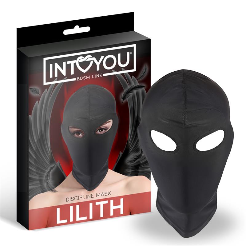 IntoYou BDSM Line - Lilith Incognito Mask with Eyes Opening Black