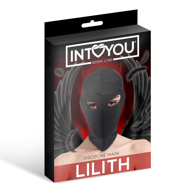 IntoYou BDSM Line - Lilith Incognito Mask with Eyes Opening Black