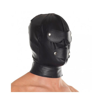 Rimba - Bondage Play Adjustable Leather Mask