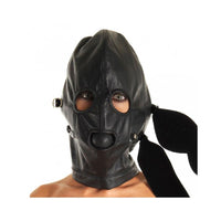 Rimba - Bondage Play Adjustable Leather Mask