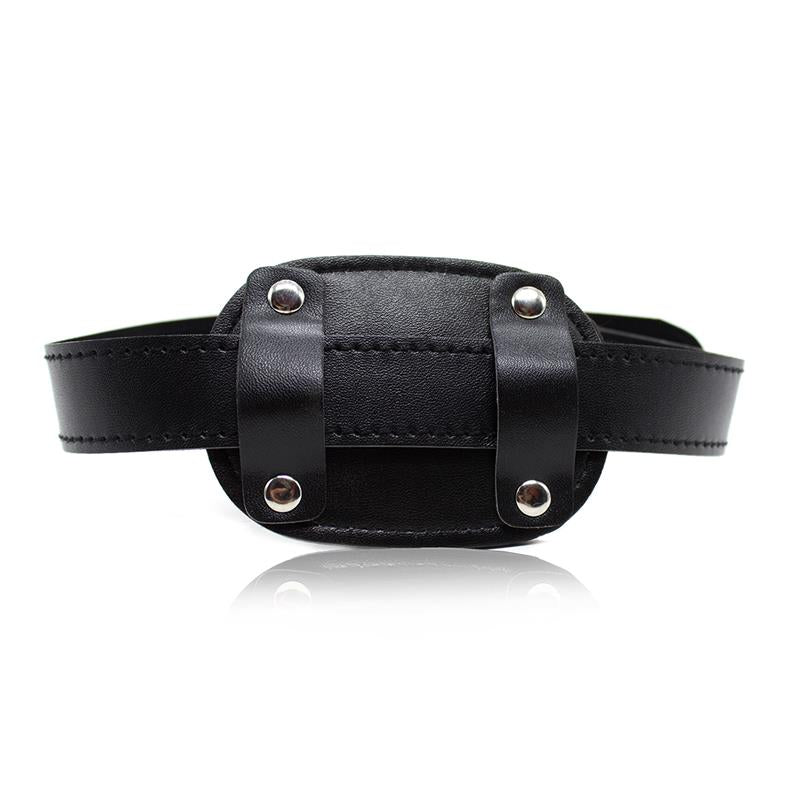 Fetish Addict - Gag With Padlock Penis Shape 5CM Small Black