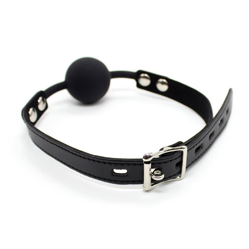 Fetish Addict - Silicon Ball Gag 4 cm with Padlock