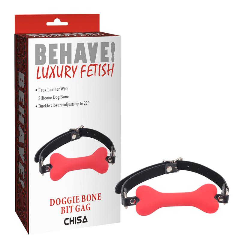 Chisa - Behave Luxury Fetish - Doggie Bone Bit Gag