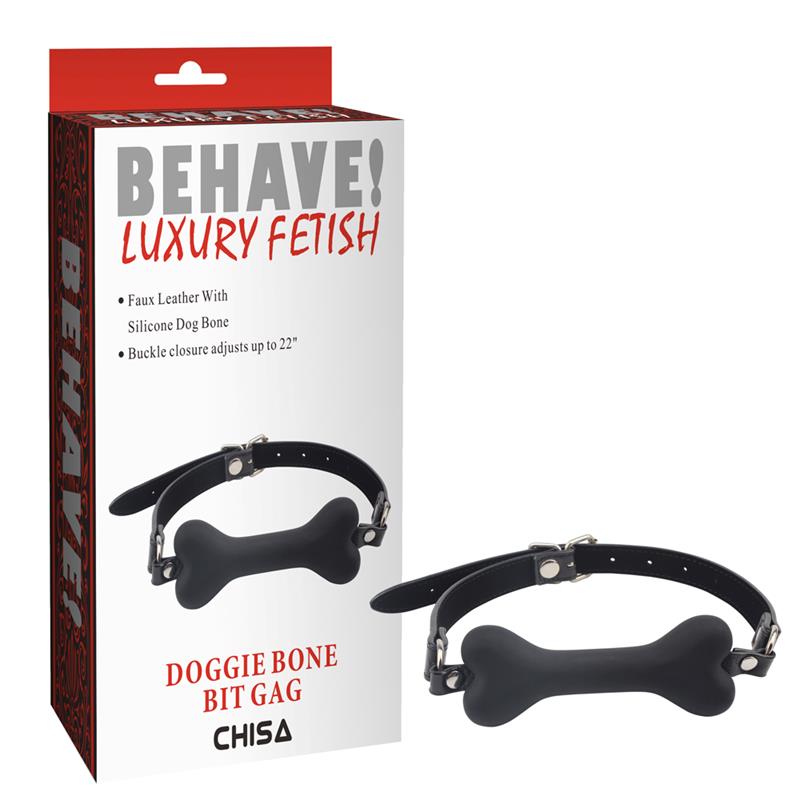 Chisa - Behave Luxury Fetish - Doggie Bone Bit Gag