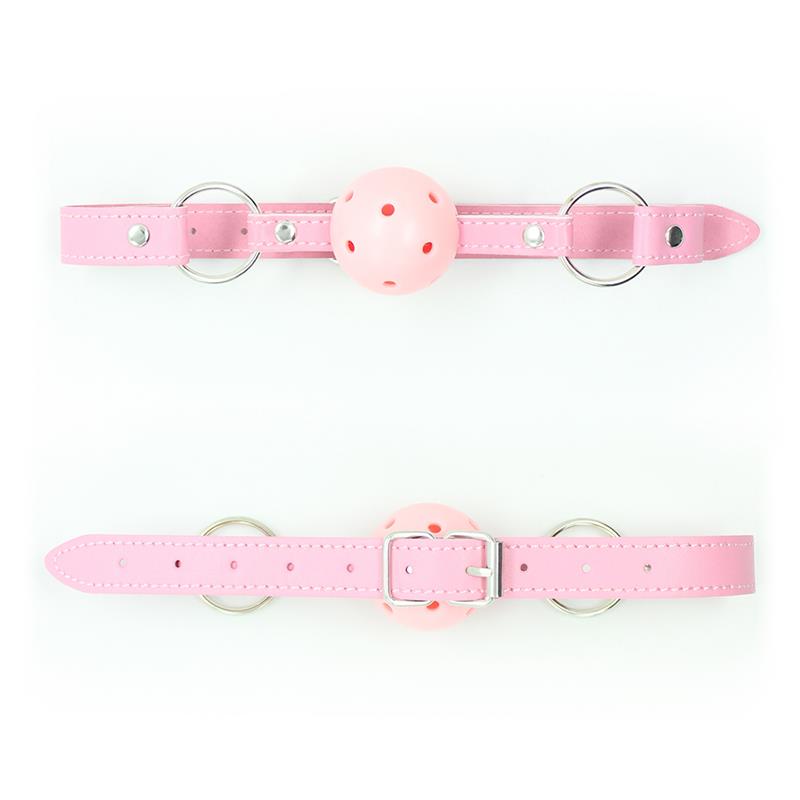 Fetish Addict - Ball Gag Breathable Adjustable Ball 4,5 cm Pink