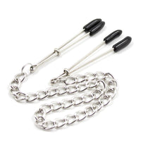 Fetish Addict - Nipple Clamps with Metal Chain