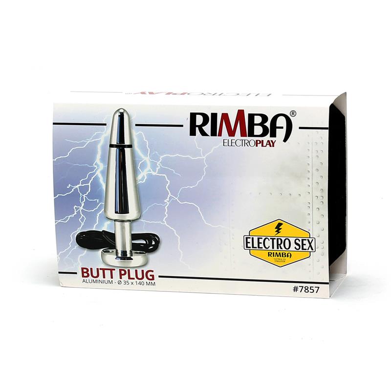 Rimba Electro Play - Electro ButtPlug Bi-Polar - 140mm