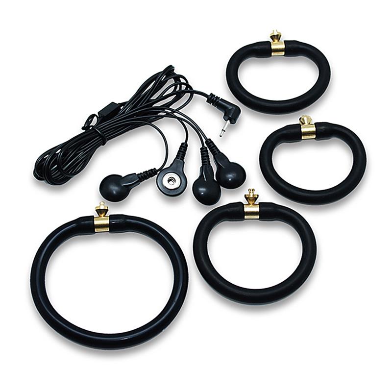 Rimba Electro Play -  Electro Set Silicone CockRings Uni-Polar