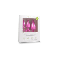 EasyToys - Set 3 Anal Plugs With Pink Ring